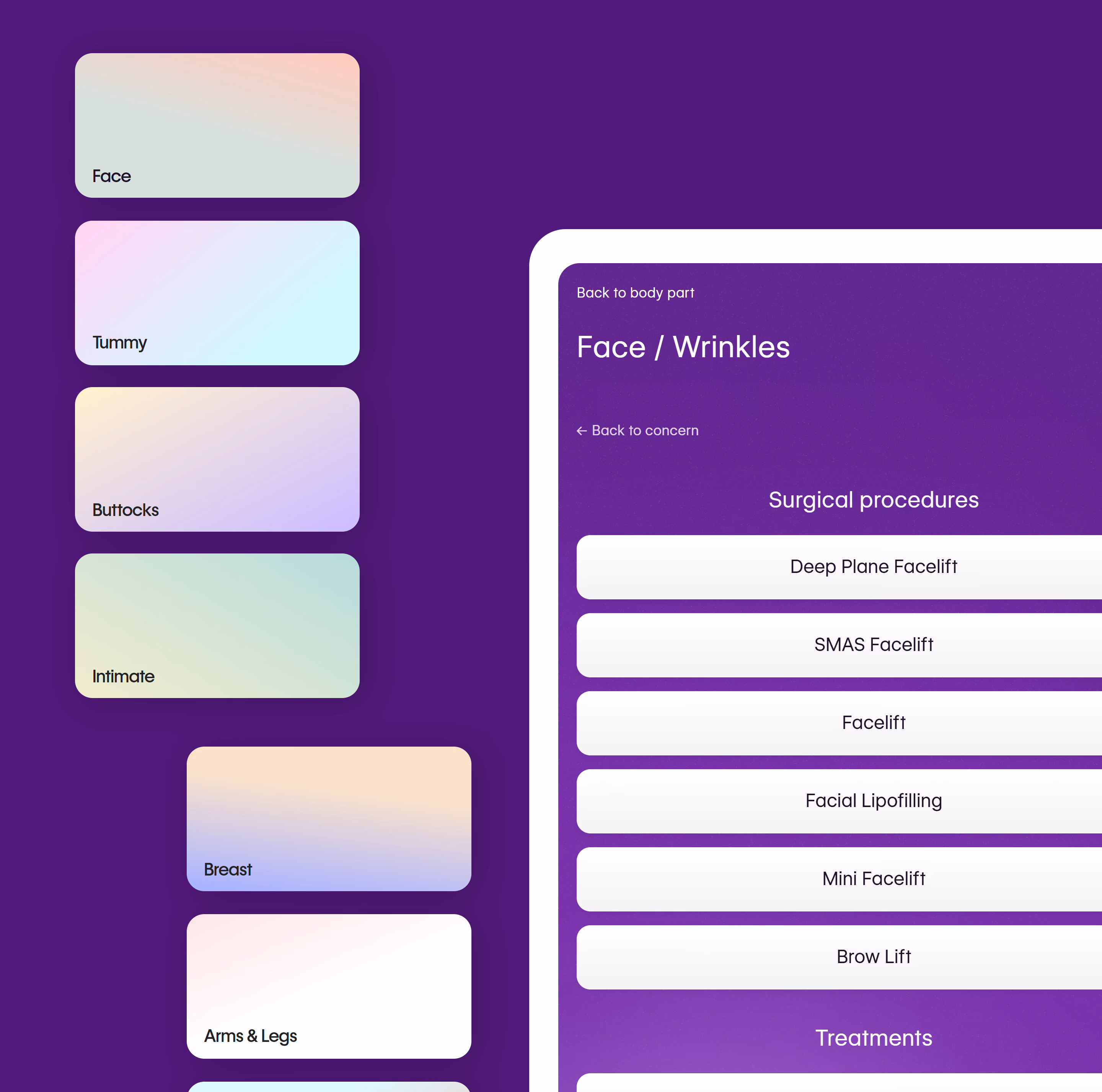 iGlowly Aesthetic Finder on mobile